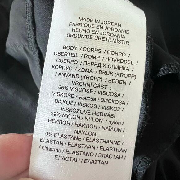 Ralph Lauren LRL Black Label Knit Viscose Blend Ankle Pants Sz M Stretch - Picture 7 of 13